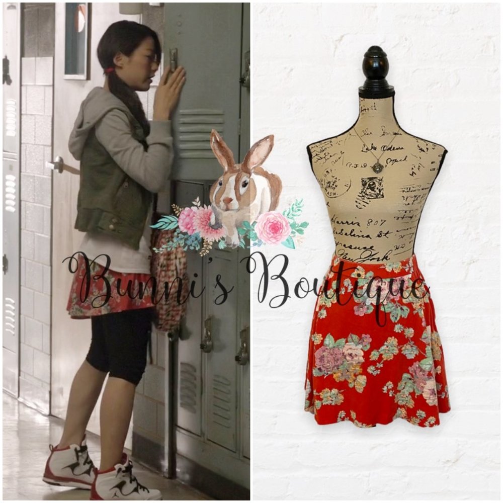Kira Yukimura's Xhilaration Floral Print Circle Skirt Teen Wolf